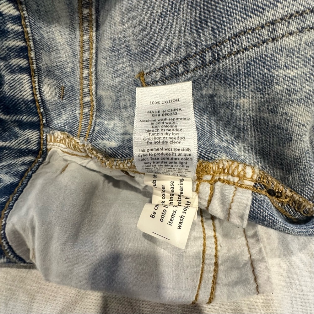 PACSUN Mom Short Women’s Acid Wash High Waisted Denim Jean Shorts Sz 25 - Picture 5 of 5